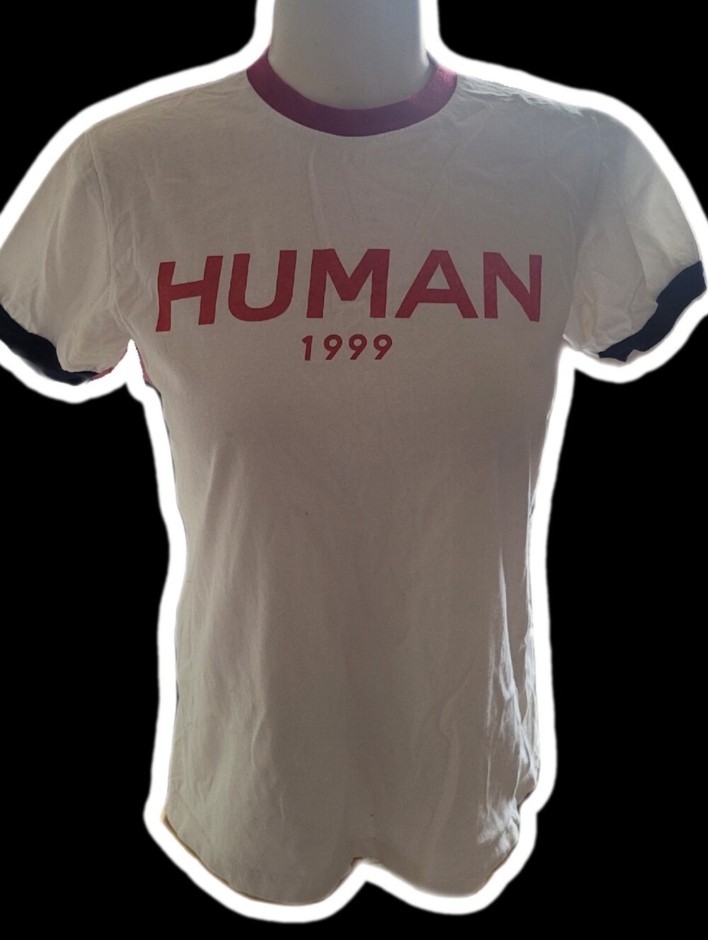 human 1999 ringer y2k 90s basic graphic tee ✮⋆˙